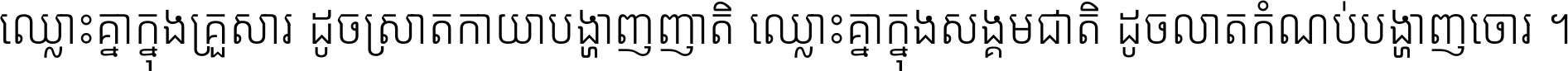 Noto Sans Khmer Condensed Light